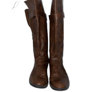 Stash Riding Boots Brown Zipper Size 7